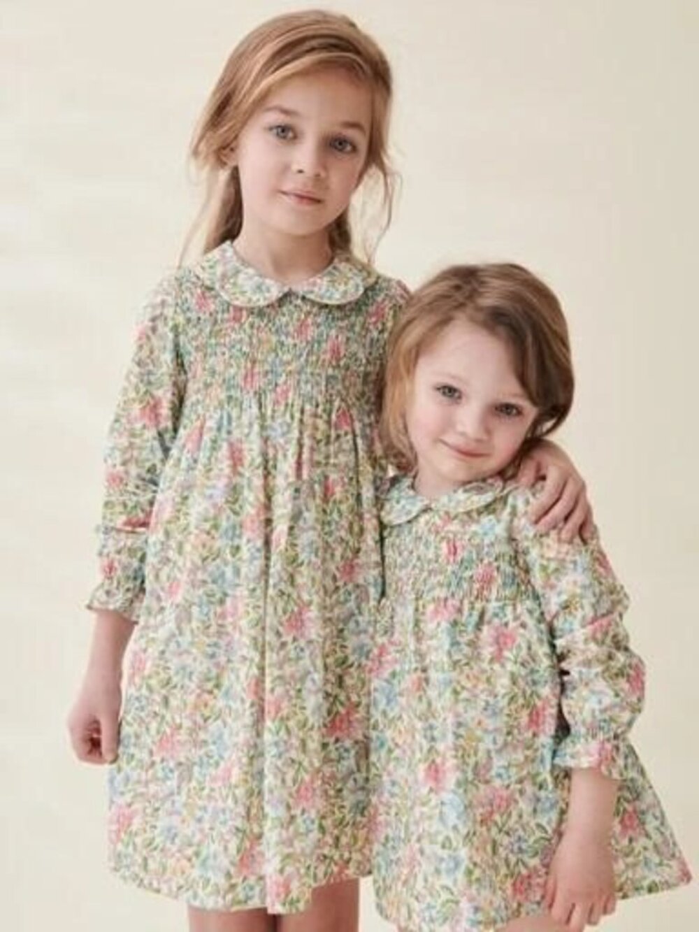 La Coqueta Girls Sz 2T Cora Dress Smocked Floral NWT